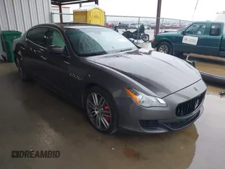 2016 Maserati Quattroporte S with VIN ZAM56RPA8G1189312, listed as a IAAI auction lot 41288077 with 72,818 mi miles. Bid and sale history available at carsss.com. Image 1.