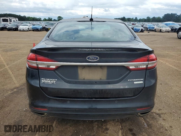 2017 Ford Fusion Titanium with VIN 3FA6P0K90HR221889, listed as a Copart auction lot 55643945 with 126,621 mi miles and Salvage title. Bid and sale history available at DreamBid. Image 6.