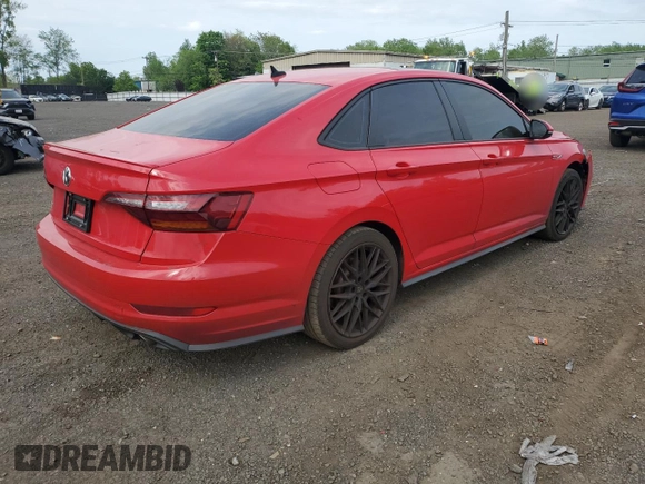 2019 Volkswagen Jetta GLI S z VIN 3VW5T7BU5KM148082, wystawiony jako Copart lot #56562505 z przebiegiem 100 026 mil mil oraz Szkody całkowita. Historia ofert i sprzedaży dostępna na DreamBid. Obrazek 3.