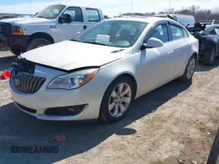 2014 Buick Regal with VIN 2G4GK5EX9E9287858, listed as a IAAI auction lot 41608772 with 47,827 mi miles. Bid and sale history available at carsss.com. Image 2.