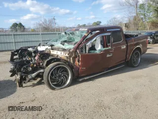 2015 Ford F-150 XL with VIN 1FTEW1CG1FKF02919, listed as a Copart auction lot 43647265 with 0 mi miles and Non Repairable. Bid and sale history available at carsss.com. Image 1.