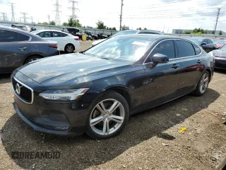 2019 Volvo S90 Momentum with VIN LVY102MK5KP099235, listed as a Copart auction lot 63714294 with 0 mi miles and Salvage Title. Bid and sale history available at carsss.com. Image 1.