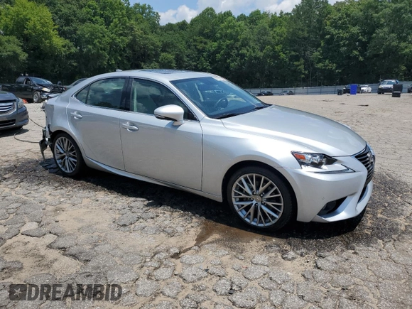 2014 Lexus IS 250 with VIN JTHBF1D28E5002256, listed as a Copart auction lot 62588225 with 59,898 mi miles and Salvage title. Bid and sale history available at DreamBid. Image 4.