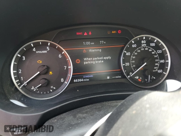 2019 Infiniti QX50 Luxe with VIN 3PCAJ5M15KF113240, listed as a Copart auction lot 53139265 with 66,364 mi miles and Salvage title. Bid and sale history available at DreamBid. Image 9.