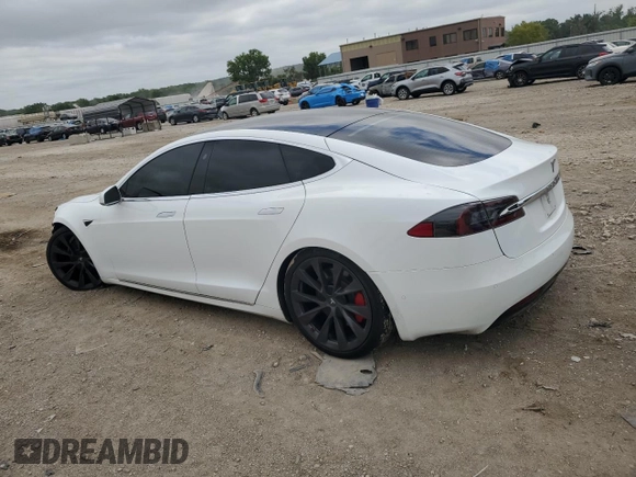 2020 Tesla Model S Long Range with VIN 5YJSA1E2XLF403088, listed as a Copart auction lot 64662604 with Not Provided miles and Salvage Title. Bid and sale history available at DreamBid. Image 2.