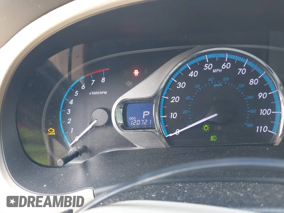 2012 Toyota Sienna XLE AAS with VIN 5TDYK3DC5CS181116, listed as a IAAI auction lot 42511625 with 120,721 mi miles and . Bid and sale history available at DreamBid. Image 7.