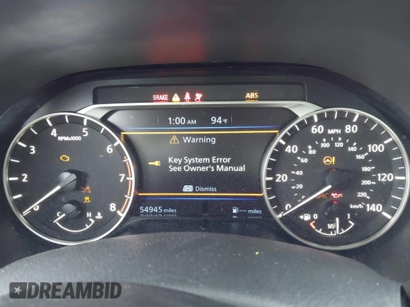 2021 Nissan Altima SV with VIN 1N4BL4DVXMN406122, listed as a IAAI auction lot 42512160 with 54,945 mi miles and . Bid and sale history available at DreamBid. Image 7.