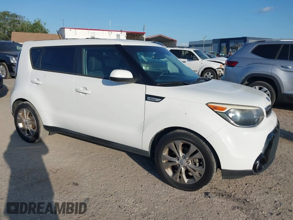 2016 Kia Soul + with VIN KNDJP3A5XG7259303, listed as a IAAI auction lot 42016974 with 93,637 mi miles. Bid and sale history available at carsss.com. Image 1.