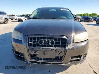2007 Audi A3 with VIN WAUHF78P07A224785, listed as a Copart auction lot 56322665 with 125,043 mi miles and Salvage title. Bid and sale history available at DreamBid. Image 5.