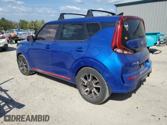 2021 Kia Soul Turbo with VIN KNDJ53AF1M7740731, listed as a Copart auction lot 50971985 with 142,808 mi miles and Non Repairable. Bid and sale history available at DreamBid. Image 2.