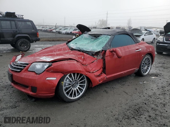 2006 Chrysler Crossfire with VIN 1C3AN55L16X069497, listed as a Copart auction lot 86840374 with Not Provided miles and Salvage Title. Bid and sale history available at DreamBid. Image 1.