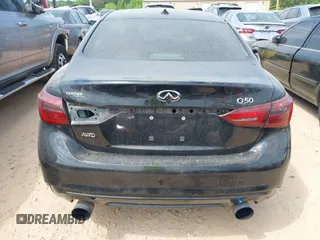 2018 Infiniti Q50 3.0t Luxe with VIN JN1EV7AR1JM611505, listed as a IAAI auction lot 42158718 with 111,495 mi miles. Bid and sale history available at carsss.com. Image 16.