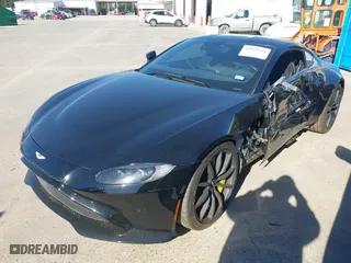 2019 Aston Martin Vantage with VIN SCFSMGAW6KGN01639, listed as a IAAI auction lot 41199331 with 37,462 mi miles. Bid and sale history available at carsss.com. Image 2.