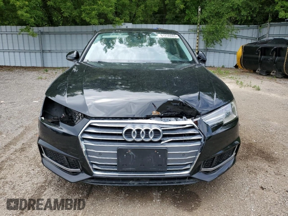 2019 Audi A4 Premium with VIN WAUGMAF41KN012339, listed as a Copart auction lot 61236005 with 142,937 mi miles and Salvage title. Bid and sale history available at DreamBid. Image 5.