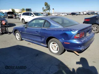 1996 Ford Mustang with VIN 1FALP404XTF190707, listed as a Copart auction lot 79583054 with 197,695 mi miles and Salvage Title. Bid and sale history available at carsss.com. Image 2.