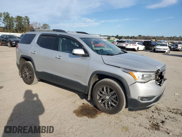 2017 GMC Acadia SLT with VIN 1GKKNMLS7HZ229351, listed as a Copart auction lot 83370514 with 186,690 mi miles and Salvage Title. Bid and sale history available at carsss.com. Image 4.