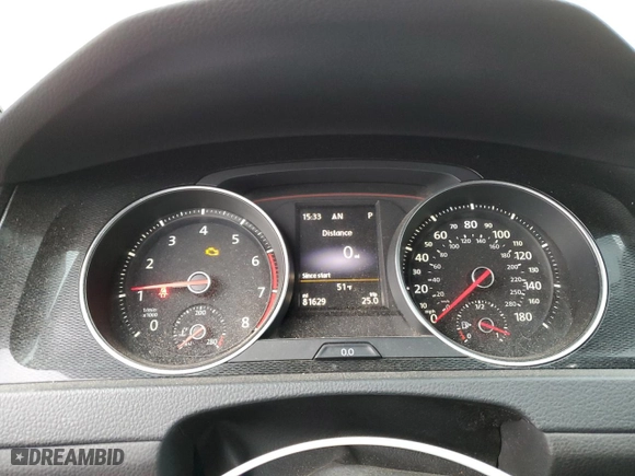 2015 Volkswagen Golf GTI S with VIN 3VWTT7AU2FM030540, listed as a Copart auction lot 83183494 with 81,629 mi miles and Salvage Title. Bid and sale history available at carsss.com. Image 9.