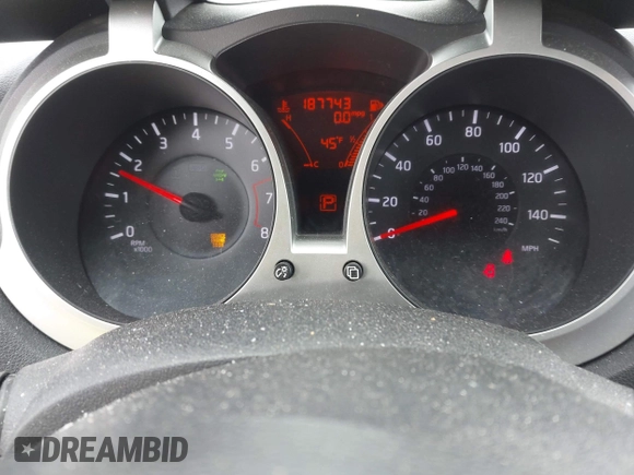 2012 Nissan Juke SL z VIN JN8AF5MVXCT128033, wystawiony jako IAAI lot #42035384 z przebiegiem 187 743 mil mil oraz . Historia ofert i sprzedaży dostępna na DreamBid. Obrazek 7.