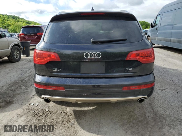 2010 Audi Q7 Premium Plus with VIN WA1LMAFE2AD000743, listed as a Copart auction lot 56893185 with 117,527 mi miles and Clean title. Bid and sale history available at DreamBid. Image 6.