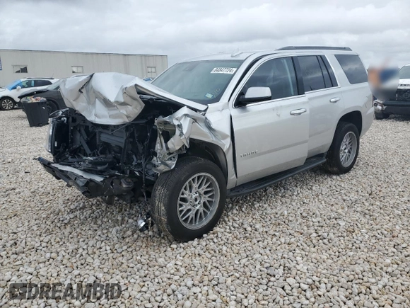 2020 Chevrolet Tahoe LS with VIN 1GNSCAKC9LR265813, listed as a Copart auction lot 84847724 with Not provided miles and Salvage title. Bid and sale history available at DreamBid. Image 1.