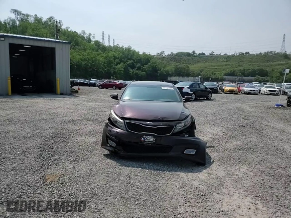 2015 Kia Optima LX with VIN 5XXGM4A7XFG466595, listed as a Copart auction lot 59190135 with 102,847 mi miles and Salvage title. Bid and sale history available at DreamBid. Image 13.