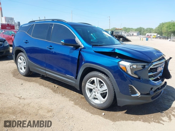 2020 GMC Terrain SLE z VIN 3GKALMEV8LL177169, wystawiony jako IAAI lot #42217487 z przebiegiem 75 303 mil mil oraz . Historia ofert i sprzedaży dostępna na DreamBid. Obrazek 1.