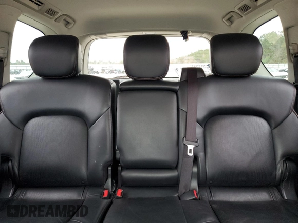 2018 Nissan Armada SV with VIN JN8AY2NC9J9556949, listed as a Copart auction lot 86526934 with 96,293 mi miles and Salvage Title. Bid and sale history available at carsss.com. Image 10.