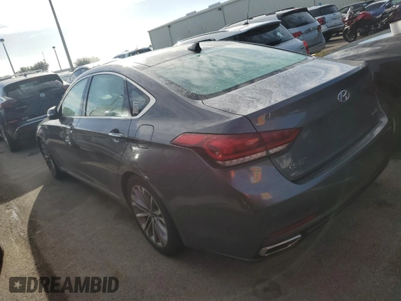 2015 Hyundai Genesis 3.8L with VIN KMHGN4JE7FU022415, listed as a Copart auction lot 74740224 with 0 mi miles and Salvage Title. Bid and sale history available at carsss.com. Image 2.