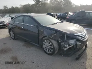 2014 Hyundai Sonata SE with VIN 5NPEC4AC9EH885838, listed as a Copart auction lot 50778745 with 150,548 mi miles and Salvage Title. Bid and sale history available at DreamBid. Image 4.