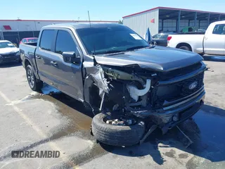 2024 Ford F-150 STX with VIN 1FTFW2L56RKD65618, listed as a IAAI auction lot 41844860 with 18,054 mi miles and . Bid and sale history available at carsss.com. Image 1.