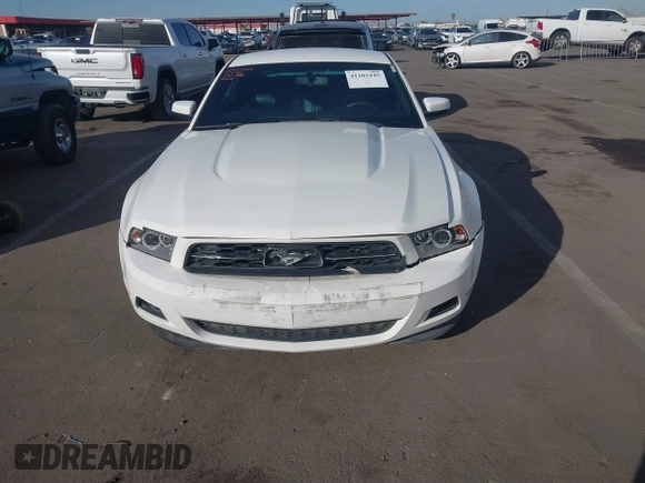 2012 Ford Mustang V6 Premium with VIN 1ZVBP8AM5C5214524, listed as a IAAI auction lot 41205445 with 146,218 mi miles. Bid and sale history available at carsss.com. Image 6.