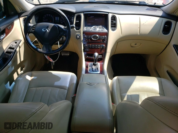 2017 Infiniti QX50 with VIN JN1BJ0RR1HM403970, listed as a Copart auction lot 77878474 with 57,531 mi miles and Non Repairable. Bid and sale history available at carsss.com. Image 8.