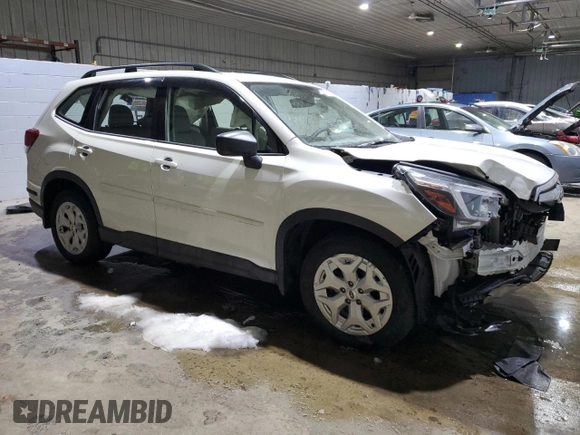 2021 Subaru Forester with VIN JF2SKADC1MH440265, listed as a Copart auction lot 43424955 with 26,143 mi miles and Salvage Title. Bid and sale history available at carsss.com. Image 4.