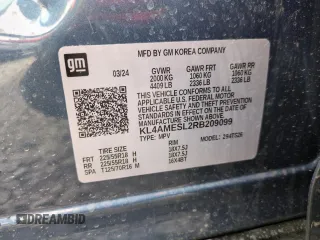 2024 Buick Encore GX Sport Touring with VIN KL4AMESL2RB209099, listed as a Copart auction lot 50464515 with Not provided miles and Salvage title. Bid and sale history available at DreamBid. Image 12.