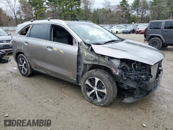 2017 Kia Sorento EX with VIN 5XYPHDA55HG225593, listed as a Copart auction lot 52734715 with 64,423 mi miles and Salvage Title. Bid and sale history available at DreamBid. Image 4.