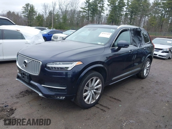 2016 Volvo XC90 T6 Inscription with VIN YV4A22PLXG1055034, listed as a IAAI auction lot 41937423 with 125,765 mi miles. Bid and sale history available at carsss.com. Image 2.