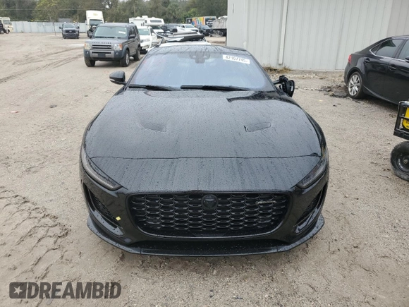 2024 Jaguar F-Type R-Dynamic with VIN SAJDF1EE3RCK85266, listed as a Copart auction lot 42107745 with 14,459 mi miles and Salvage Title. Bid and sale history available at DreamBid. Image 5.