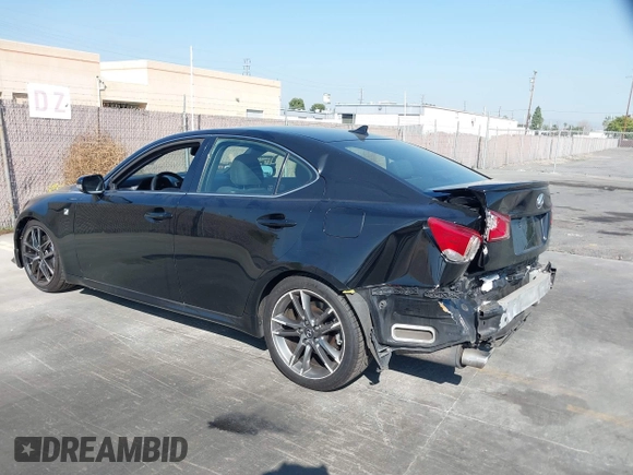 2012 Lexus IS 350 with VIN JTHBE5C28C5031149, listed as a IAAI auction lot 41627059 with 70,496 mi miles and . Bid and sale history available at DreamBid. Image 3.