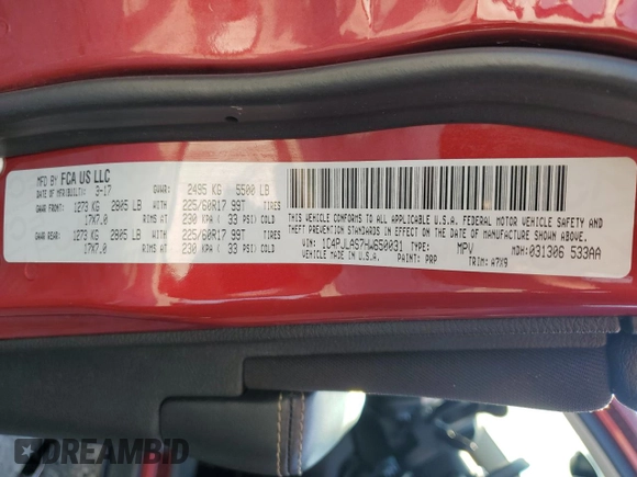 2017 Jeep Cherokee Sport z VIN 1C4PJLAS7HW650031, wystawiony jako Copart lot #43588935 z przebiegiem 110 090 mil mil oraz Szkoda całkowita • Salvage title. Historia ofert i sprzedaży dostępna na DreamBid. Obrazek 15.
