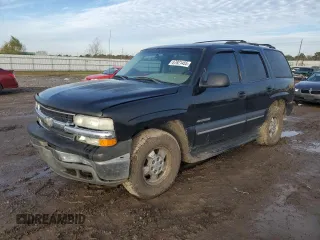 2002 Chevrolet Tahoe LS with VIN 1GNEC13V22R278981, listed as a Copart auction lot 87921455 with 318,518 mi miles and Salvage Title. Bid and sale history available at carsss.com. Image 1.