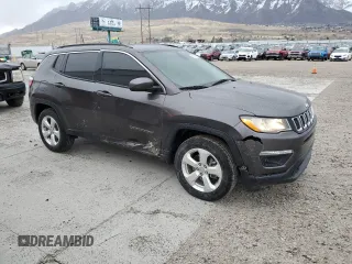 2019 Jeep Compass Latitude z VIN 3C4NJCBB3KT756088, wystawiony jako Copart lot #48747535 z przebiegiem 63 572 mil mil oraz Szkoda całkowita • Salvage title. Historia ofert i sprzedaży dostępna na DreamBid. Obrazek 4.