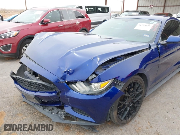2016 Ford Mustang V6 with VIN 1FA6P8AM4G5303047, listed as a IAAI auction lot 41775076 with 93,621 mi miles and . Bid and sale history available at carsss.com. Image 6.