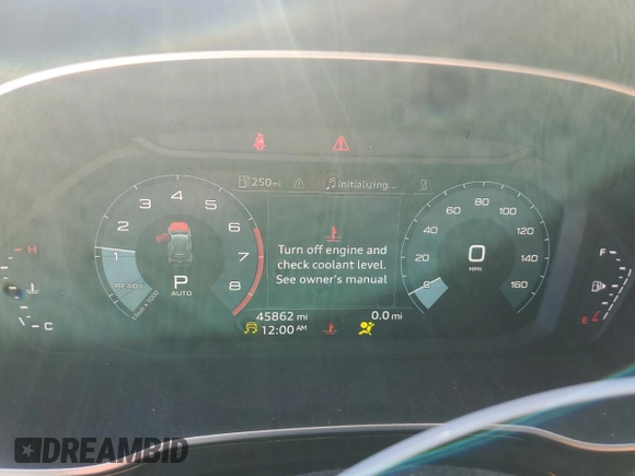 2022 Audi Q3 Premium Plus with VIN WA1BUCF36N1127685, listed as a Copart auction lot 42190355 with 45,862 mi miles and Salvage title. Bid and sale history available at DreamBid. Image 9.