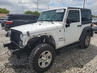 2017 Jeep Wrangler Sport z VIN 1C4AJWAG9HL695203, wystawiony jako Copart lot #56165835 z przebiegiem 106 367 mil mil oraz Szkoda całkowita • Salvage title. Historia ofert i sprzedaży dostępna na DreamBid. Obrazek 1.