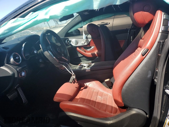 2018 Mercedes-Benz C 43 AMG with VIN WDDWJ6EB0JF668017, listed as a Copart auction lot 43320755 with 99,017 mi miles and Salvage Title. Bid and sale history available at DreamBid. Image 7.
