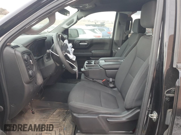 2021 Chevrolet Silverado 1500 Custom Trail Boss with VIN 1GCPYCEF1MZ339213, listed as a Copart auction lot 43138235 with 119,132 mi miles and Salvage Title. Bid and sale history available at DreamBid. Image 7.