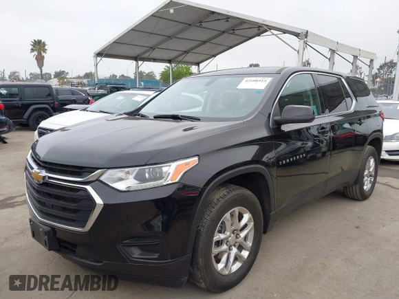 2021 Chevrolet Traverse LS with VIN 1GNERFKW1MJ264769, listed as a IAAI auction lot 42100515 with 55,971 mi miles and . Bid and sale history available at DreamBid. Image 16.
