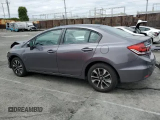 2015 Honda Civic EX with VIN 2HGFB2F85FH565301, listed as a Copart auction lot 54958005 with 114,635 mi miles and Salvage Title. Bid and sale history available at DreamBid. Image 2.