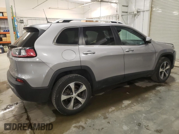 2019 Jeep Cherokee Limited with VIN 1C4PJMDX6KD360895, listed as a Copart auction lot 52708845 with 101,950 mi miles and Salvage Title. Bid and sale history available at carsss.com. Image 3.