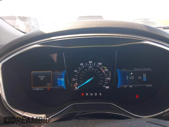 2015 Ford Fusion SE with VIN 3FA6P0HD2FR261223, listed as a IAAI auction lot 42109893 with 74,965 mi miles. Bid and sale history available at carsss.com. Image 7.